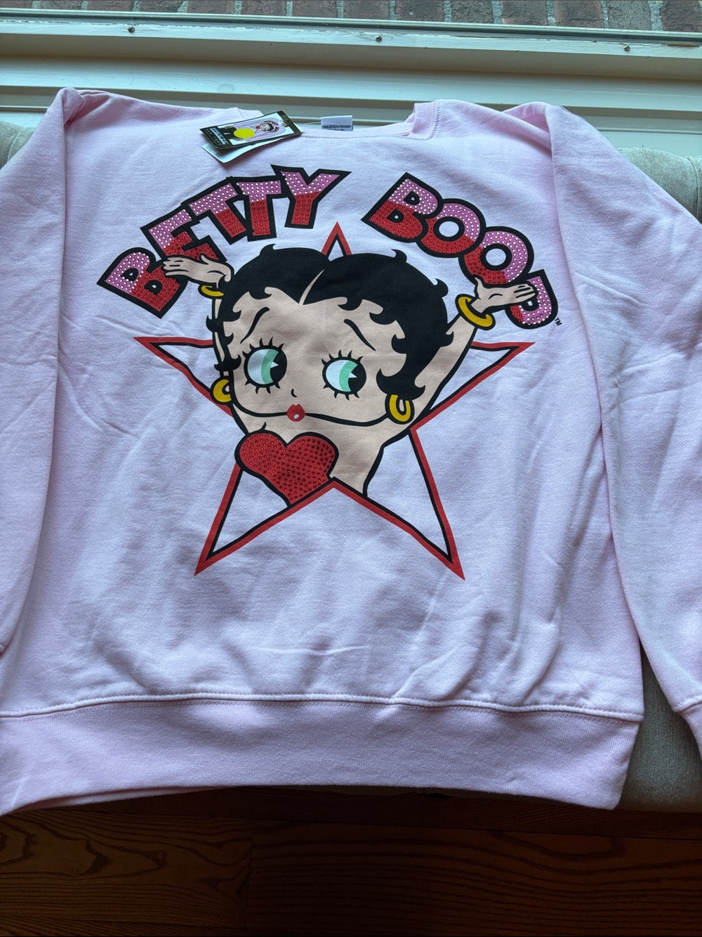 Betty Boop pink sweatshirt